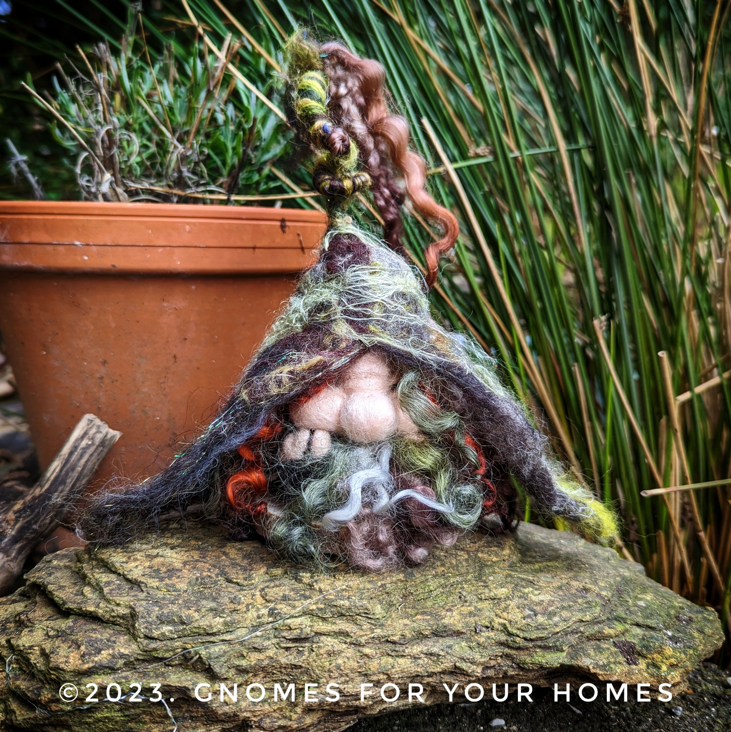 Cledwyn Sprout, Gnome of the Forest Lichens MADE TO ORDER 