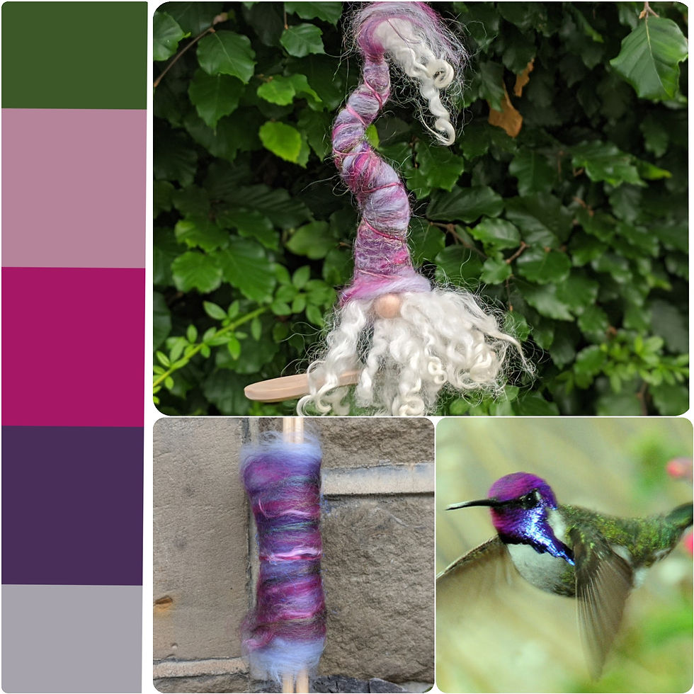 Costa Hummingbird Spoonie Gnome Ornament