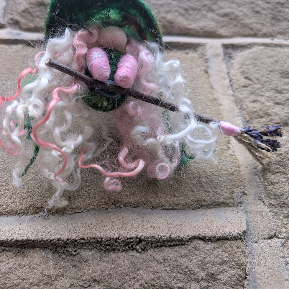 Thumbnail: Glenda, witch Rose Garden, Halloween Ornament