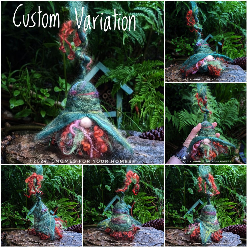 Thumbnail: Sylvie, Woodland Wanderer Sprout Gnome, MADE TO ORDER