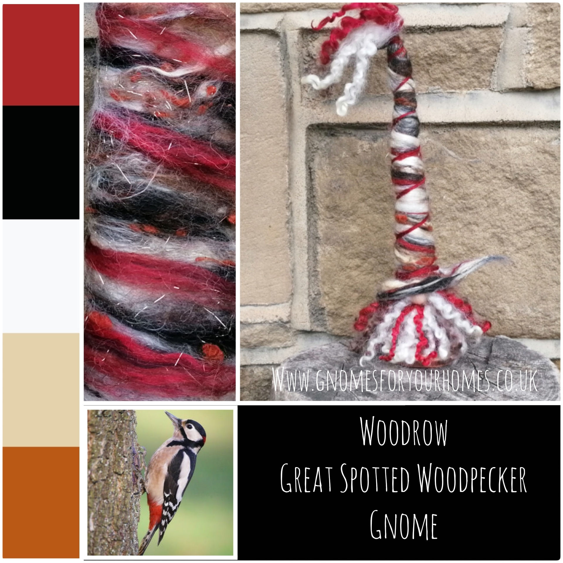 Woodrow of the Spotted Woodpecker Gnome