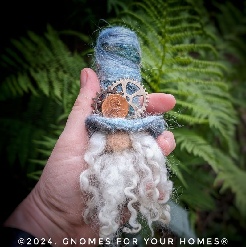 Thumbnail: Pennyworth Pumpernickel, Mini Steampunk Gnome