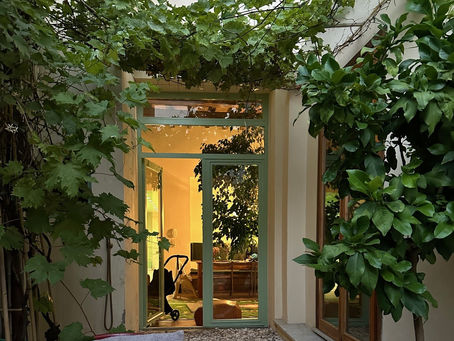 View from the garden into our Air BnB in Florence