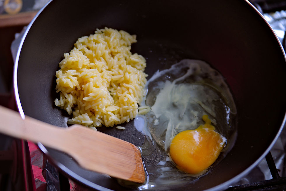 Korean Egg Rice 계란 밥