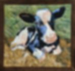 'A Moo Beginning'
Textile Art