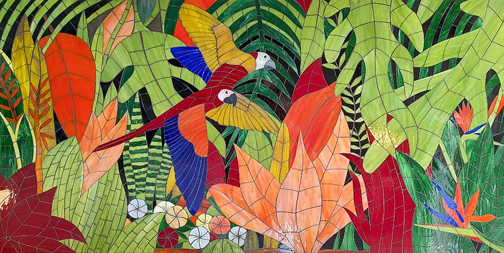 'Birds in Paradise'
Glass mosaic
Colin Sigal