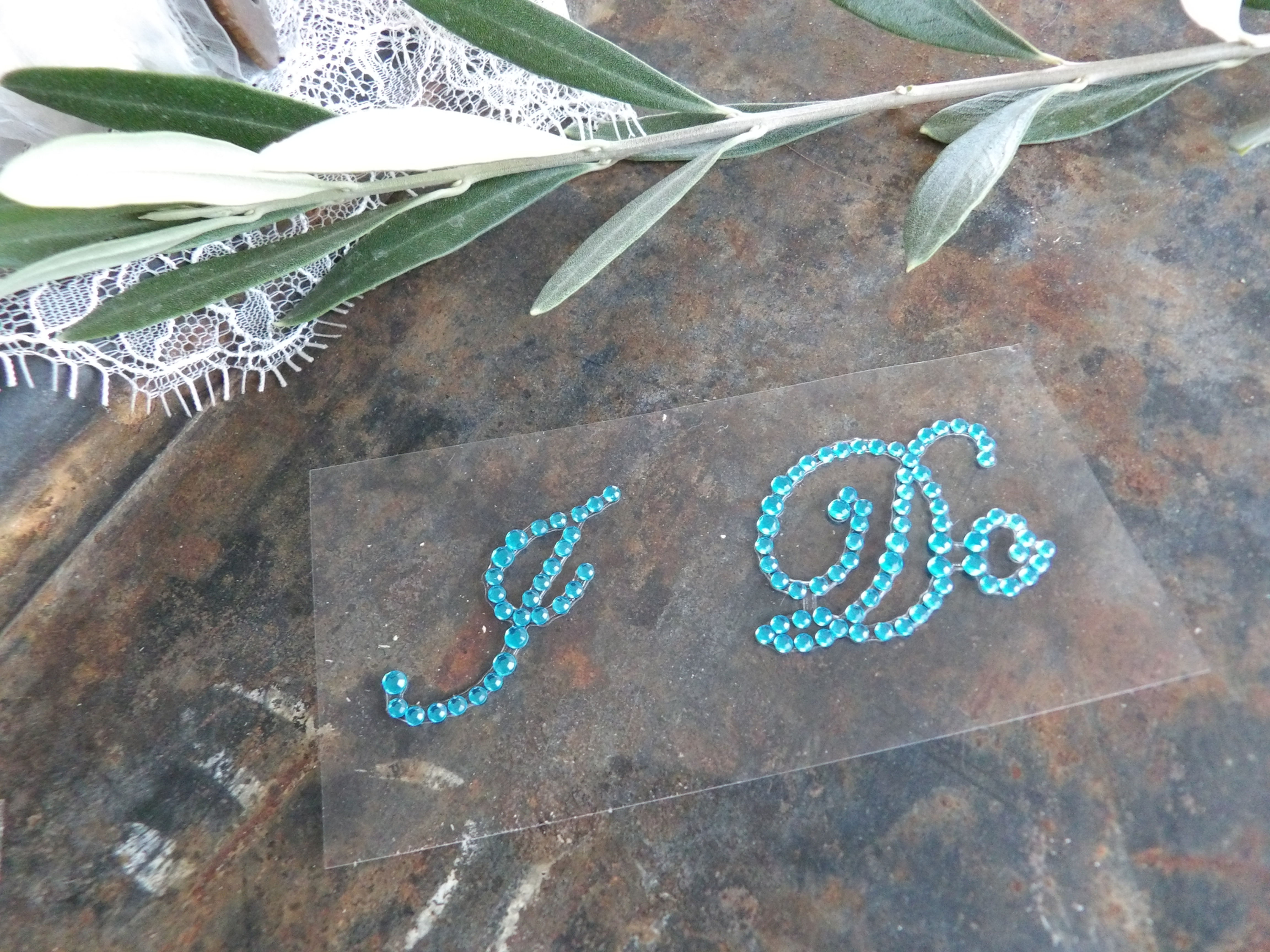 Stickers "I DO" bleu