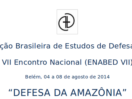 Lançado o edital do VII Encontro Nacional da Associação Brasileira de Estudos de Defesa