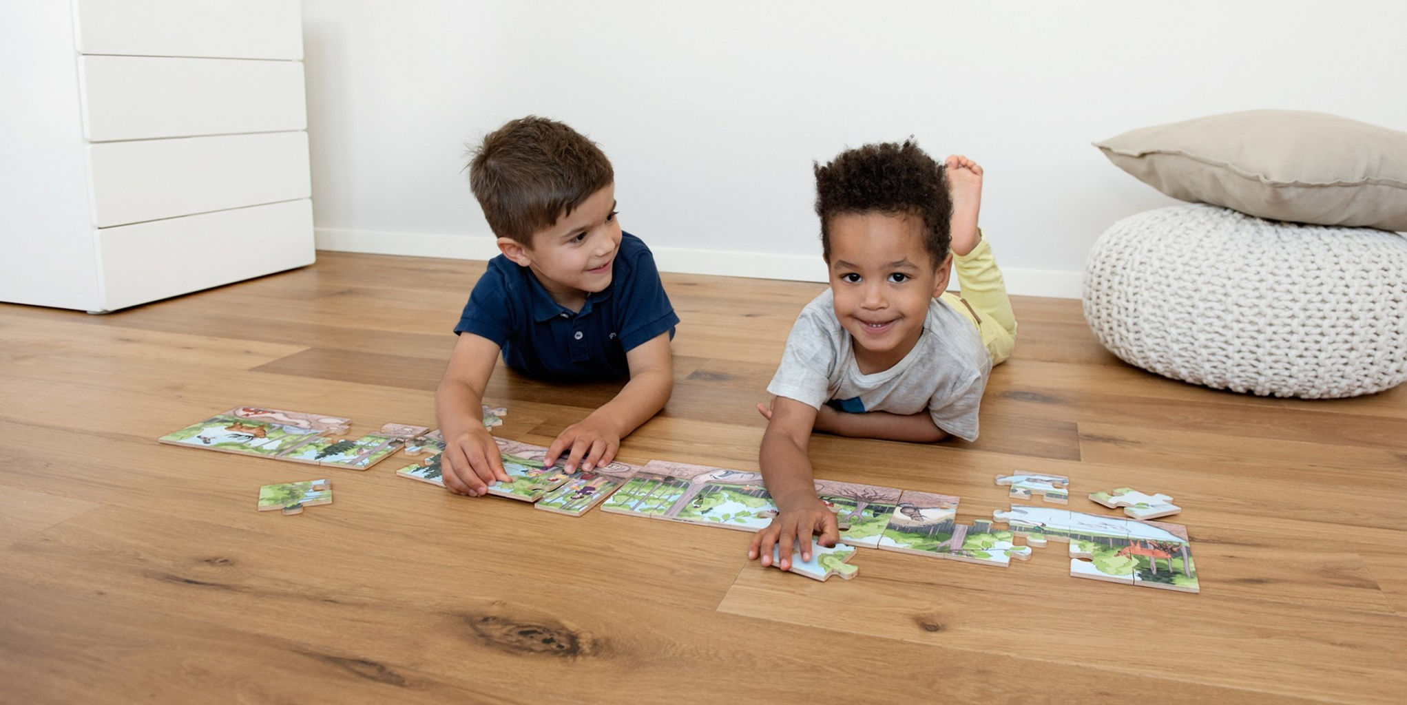 Puzzle XXL découvre la foret