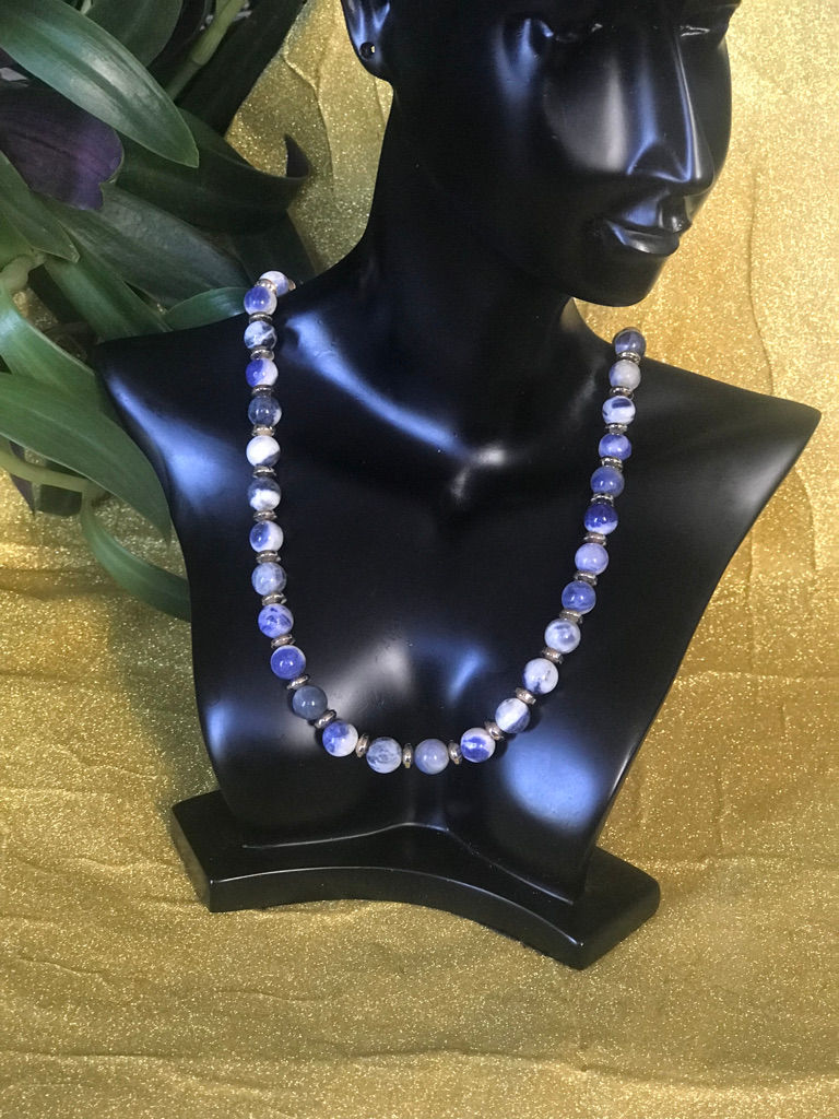 Miniature : Collier en pierre naturelle sodalite
