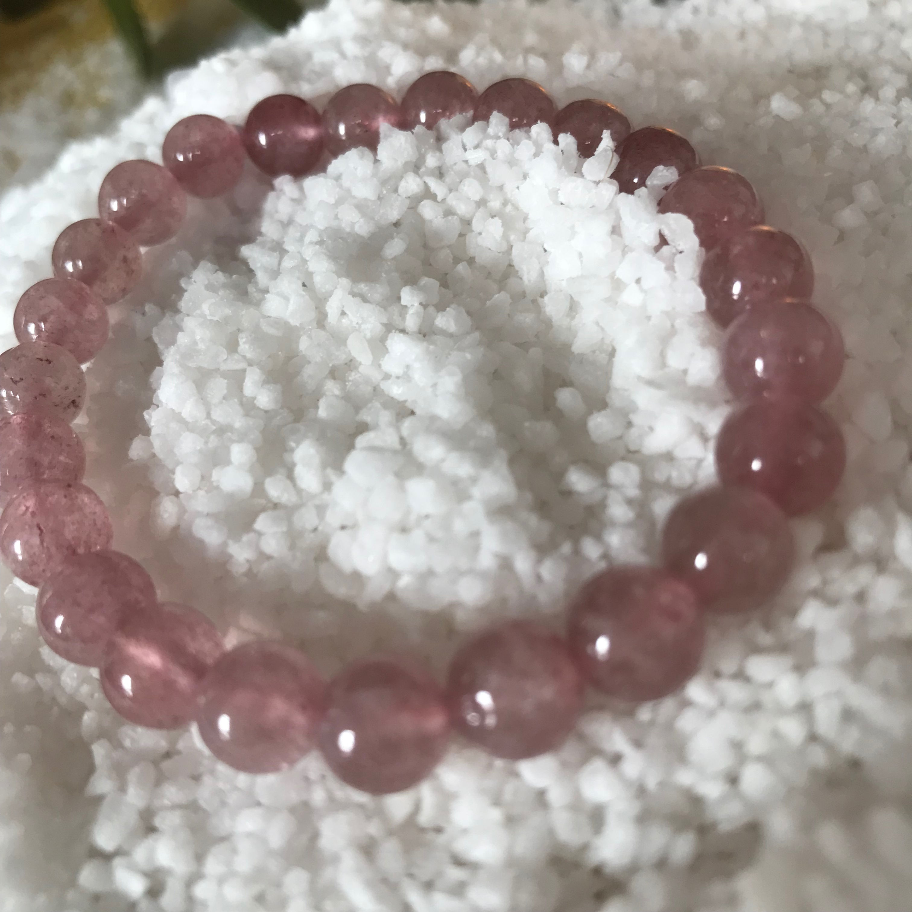 Bracelet quartz fraise 8mm