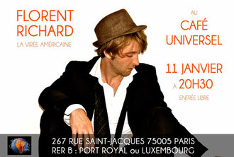 Florent RICHARD / “Virée américaine”
Au café universel