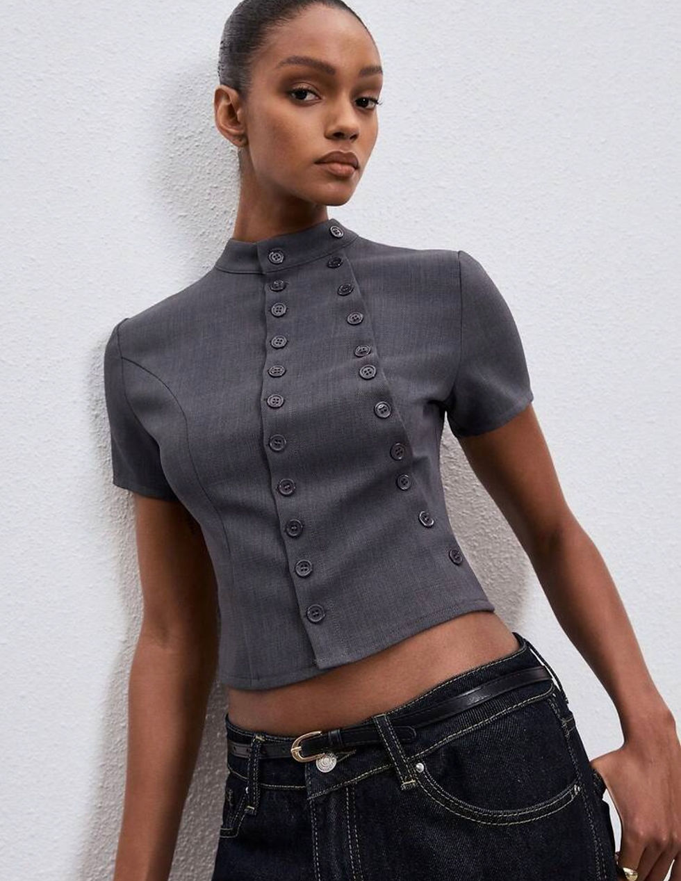 Miniatura: Top Oxford Gray
