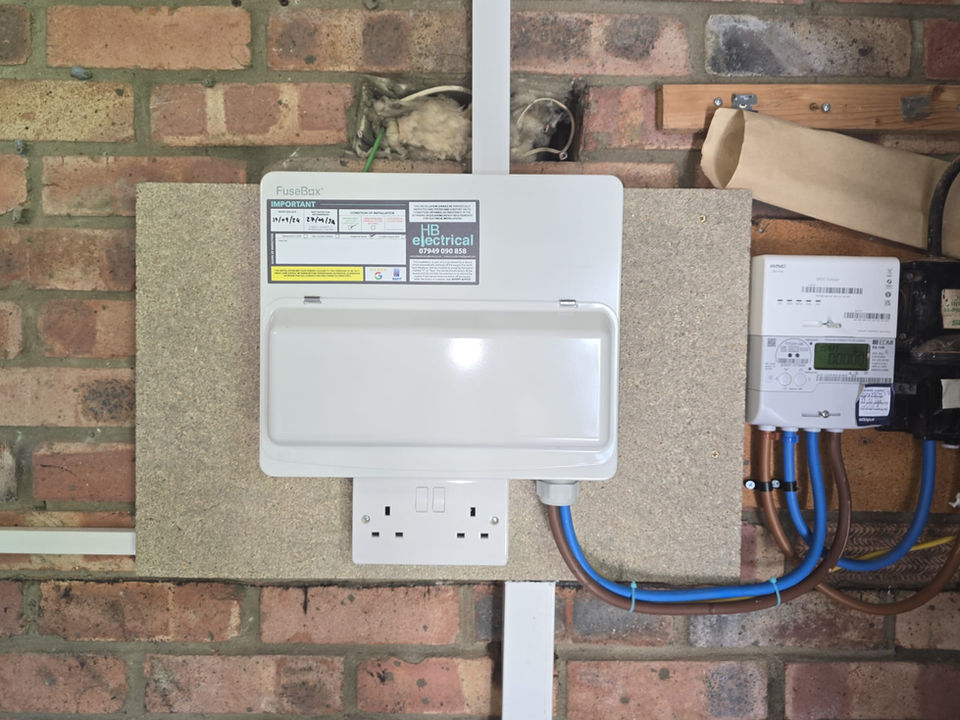consumer unit rewire