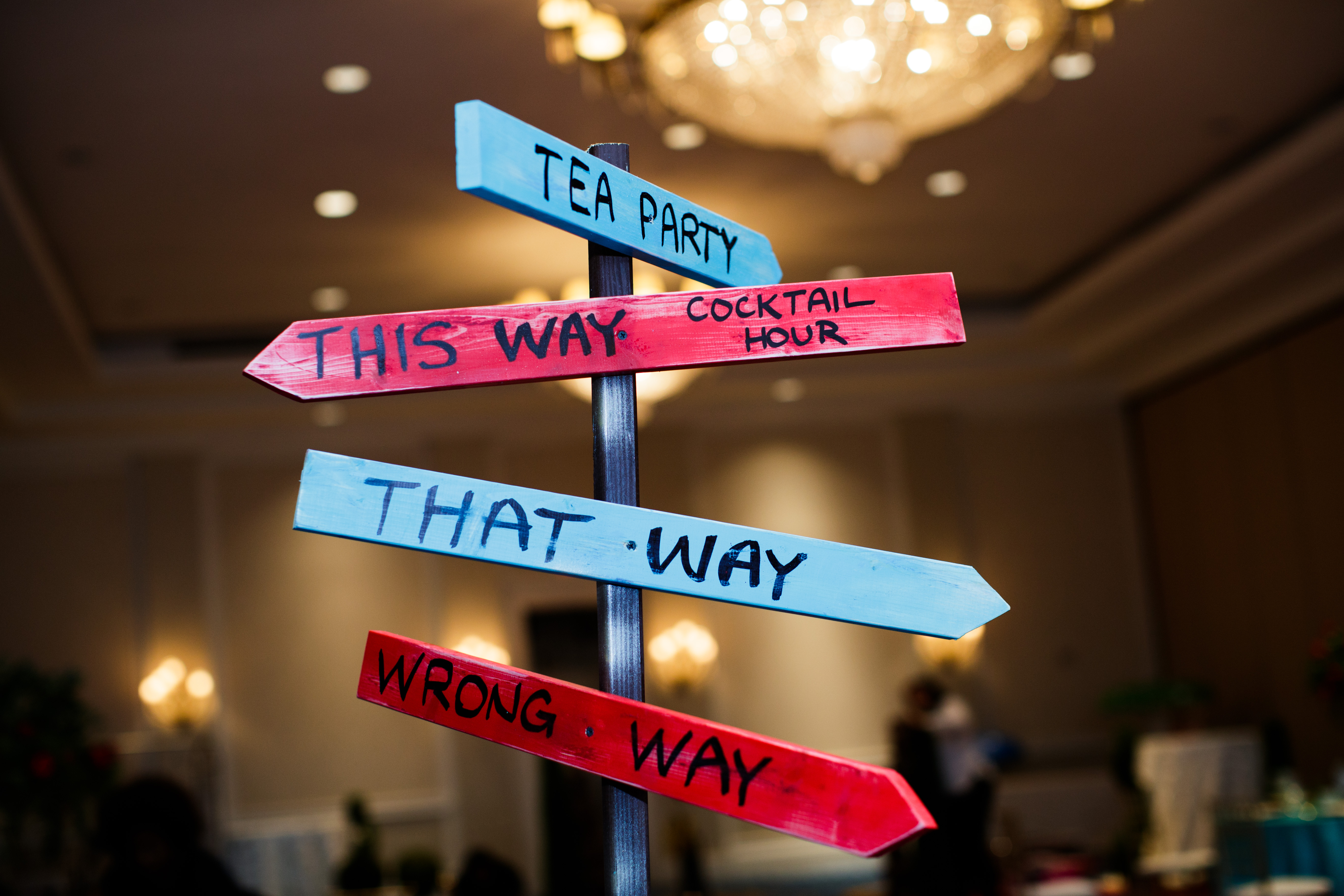 Mad Hatter Tea Party Reception