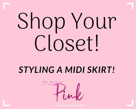 #PINKWEDNESDAY - STYLING A MIDISKIRT!