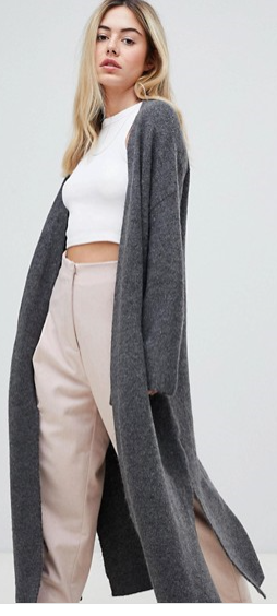 Maxi Grey Cardigan