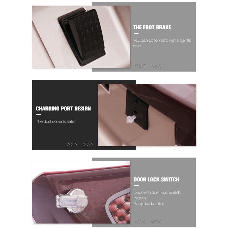 Thumbnail: [ READY STOCK ]❤️4 Wheel Electric Car A Silver - A0106