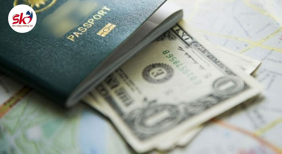 Du học Mỹ yêu cầu chứng minh tài chính khoảng 25,000–50,000 USD/năm để tăng khả năng đậu visa.