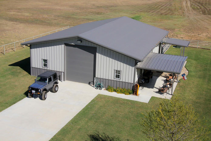 steel building garage