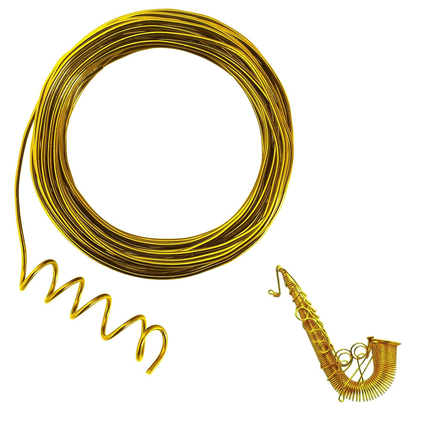 32.8 Feet Gold Aluminum Craft Wire, 10 Gauge 2.5mm Thickness Sculpting Wire