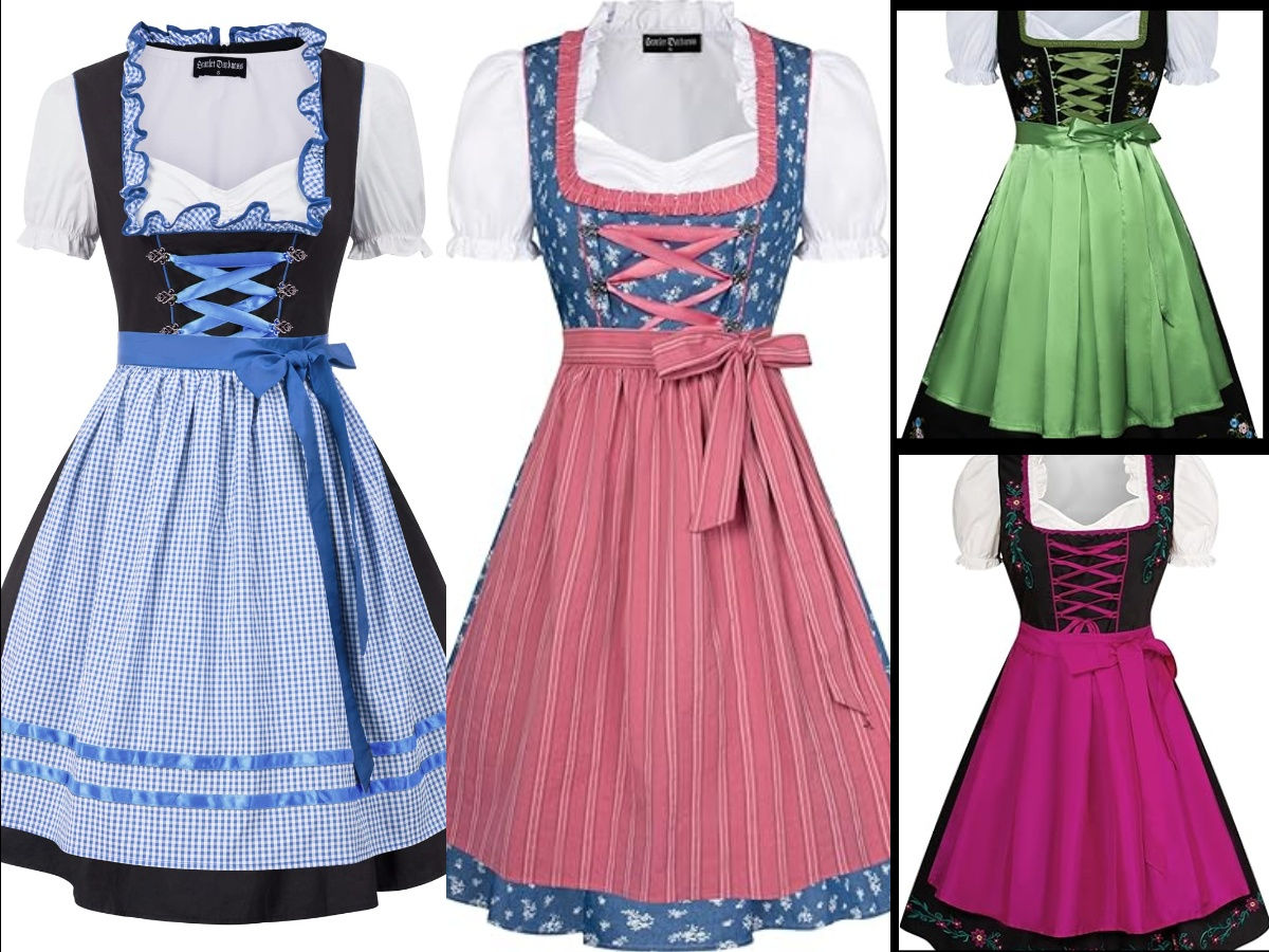 Oktoberfest Costume for Women Bavarian Dirndl Dress German Outfit