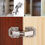 Thumbnail: Pack of 8 Cabinet Hinges Kitchen Cupboard Hinge, Bedroom Wardrobe Door Hinges