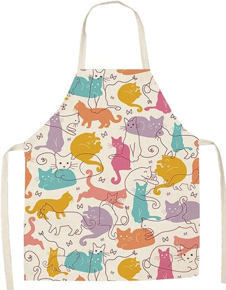 Cat Aprons Funny for Men and Women Waterproof Apron