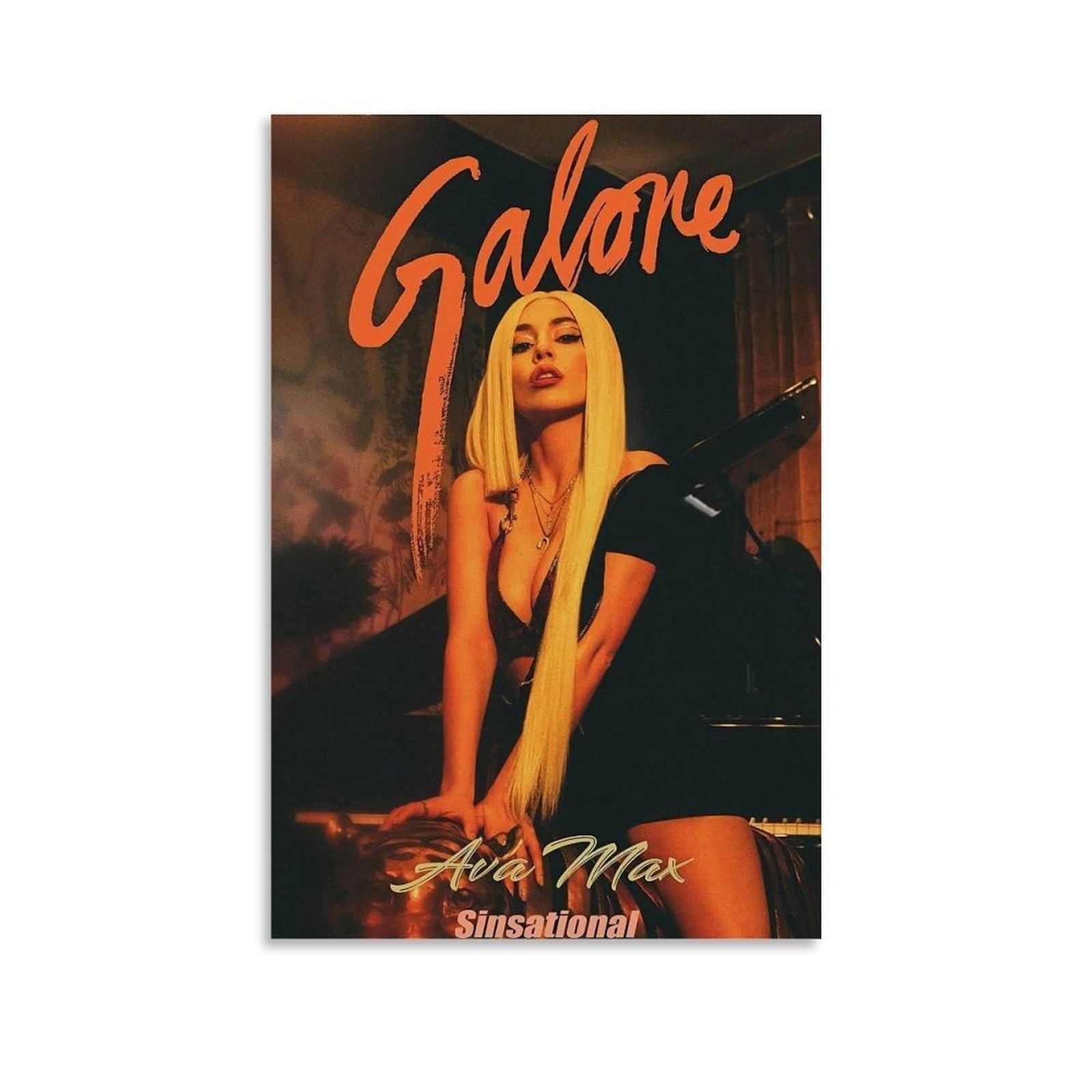 Ava Max Music Art Personal Photo Poster Canvas Poster 12x18 inch (30x45cm)