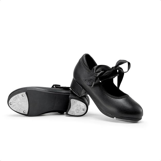 Girls Tap Shoes Easy Strap Dance Shoes Girls Mary Jane Flats