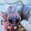 Thumbnail: Red rose themed hamper with spa items and chocolates
