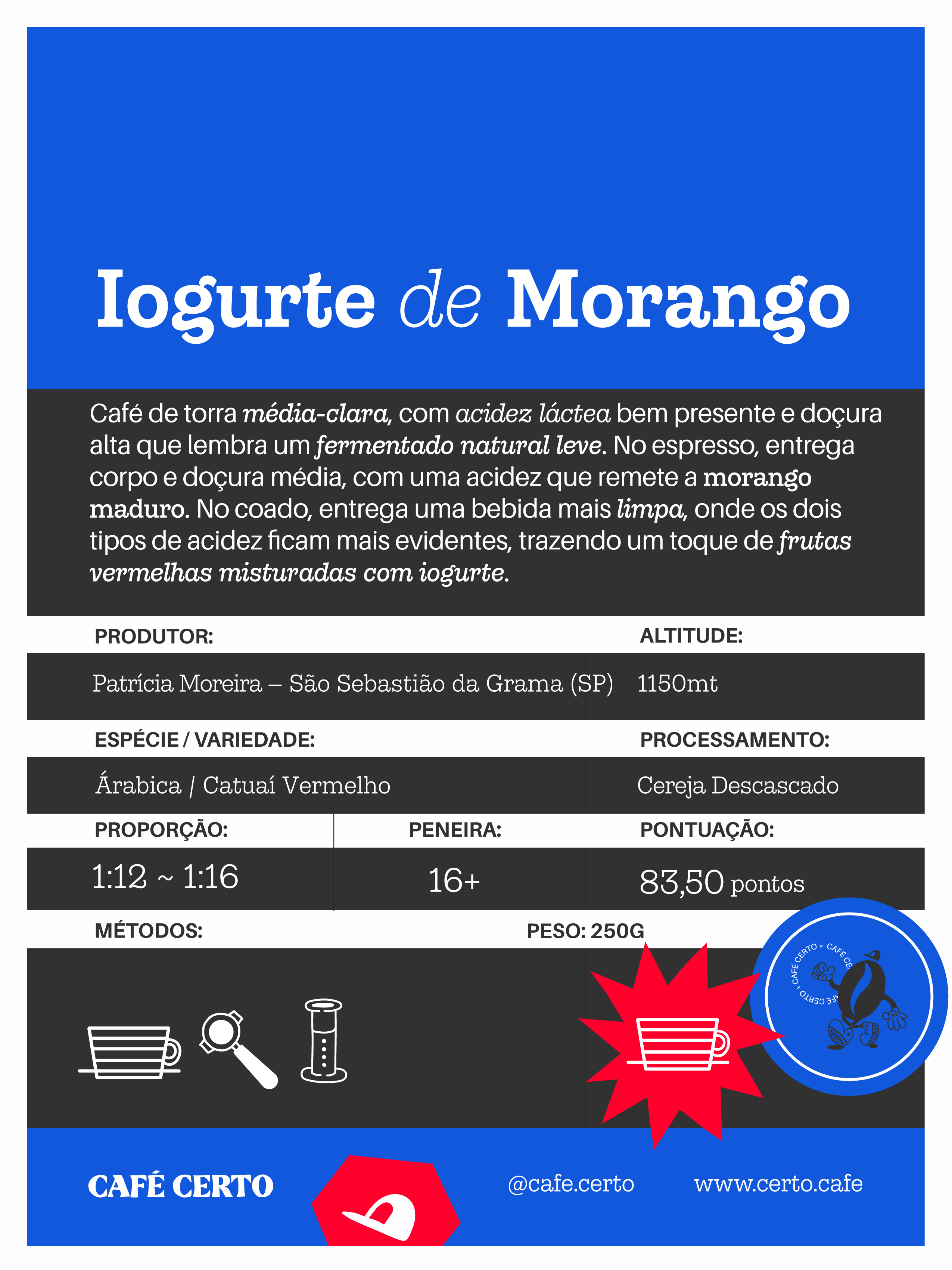 Iogurte de Morango