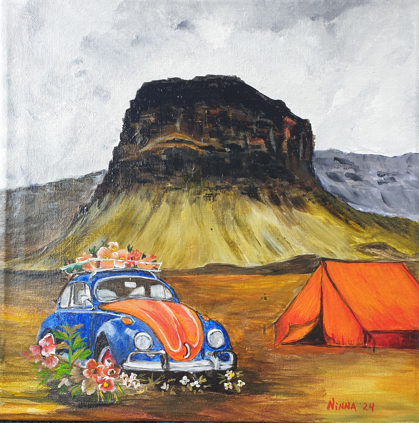 Blómabjallan -The flower Beatle