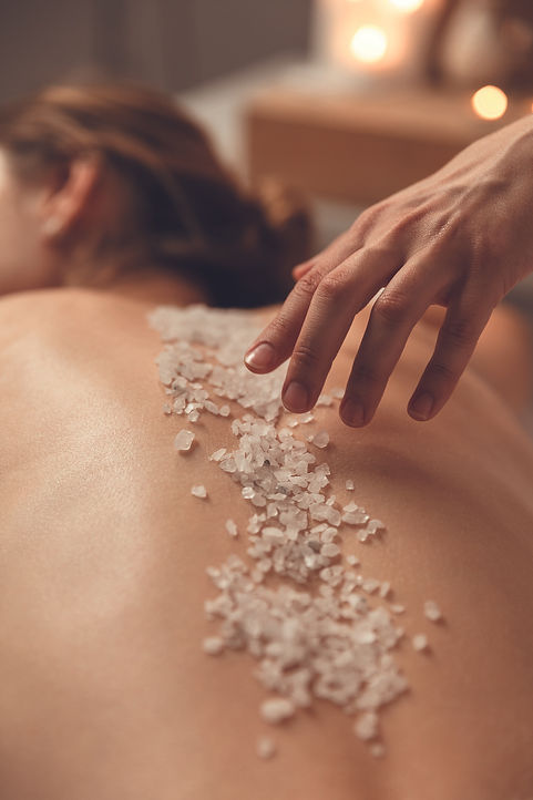 Salt Scrub Spa Treatment in Cheltenham