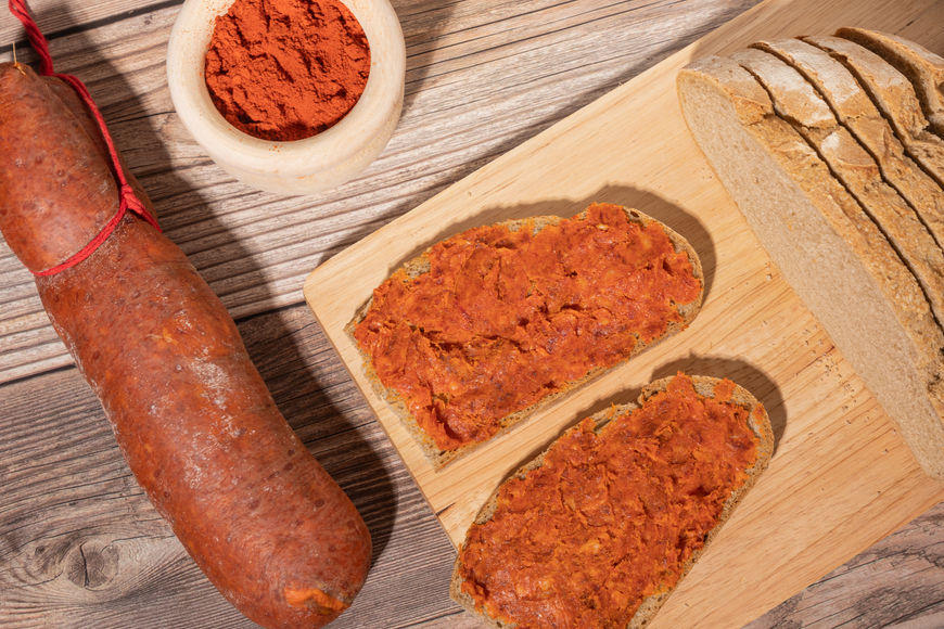 Traditional Mallorcan  sobrasada 