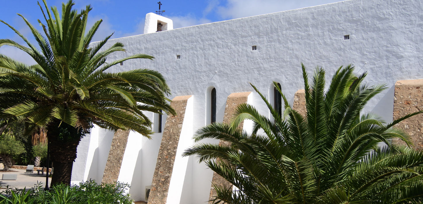 The church at Es Cubells, Ibiza