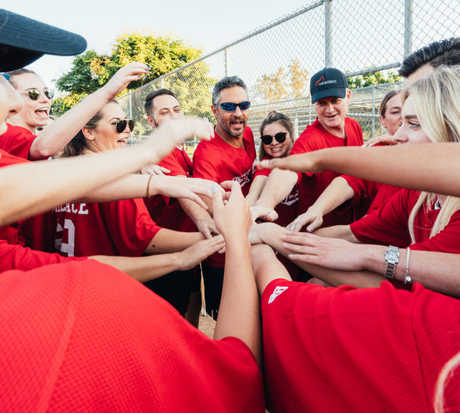 The Agency founder Mauricio Umansky and the team