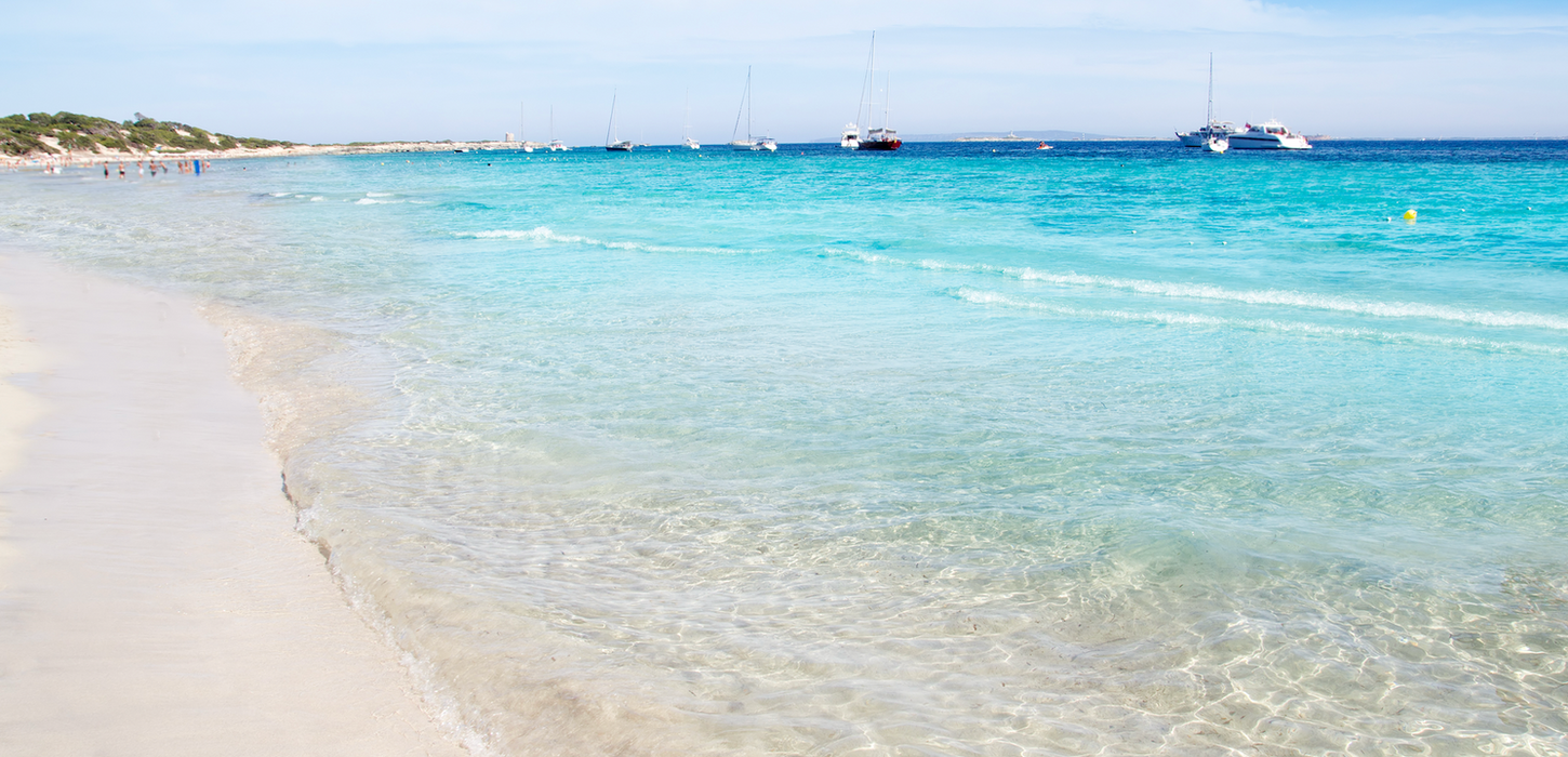 Ses Salines beach in Ibiza
