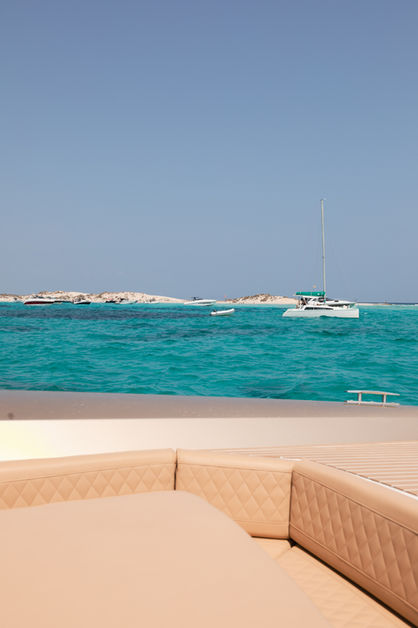 Stunning yacht side ocean views from a Luxury Yacht, thanks to Extra Ibiza
