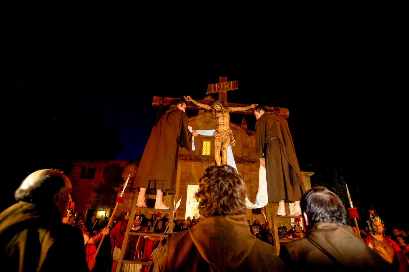 Davallament on Good Friday, where a statue of Christ is carried down the Calvari Steps by torchlight.
