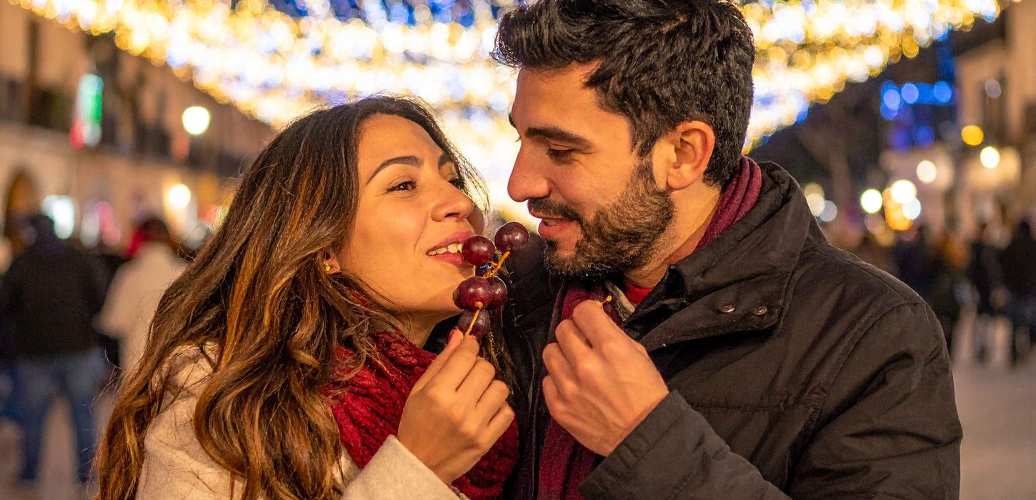 Grapes at midnight in Mallorca