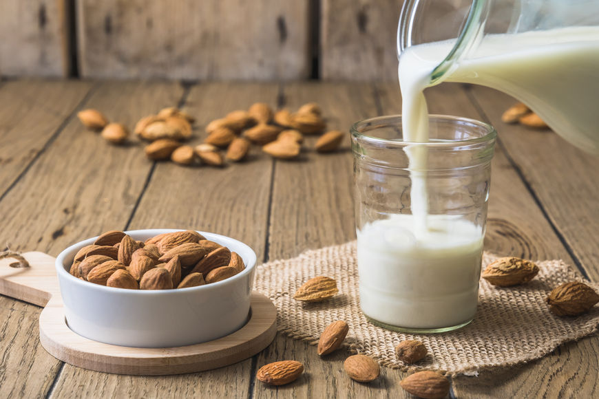Delicious almond milk