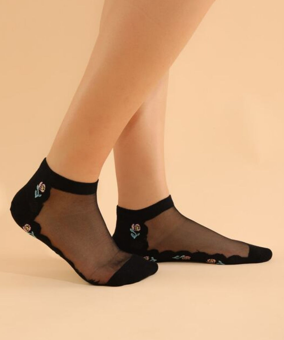 Miniatura: Mesh ankel socks