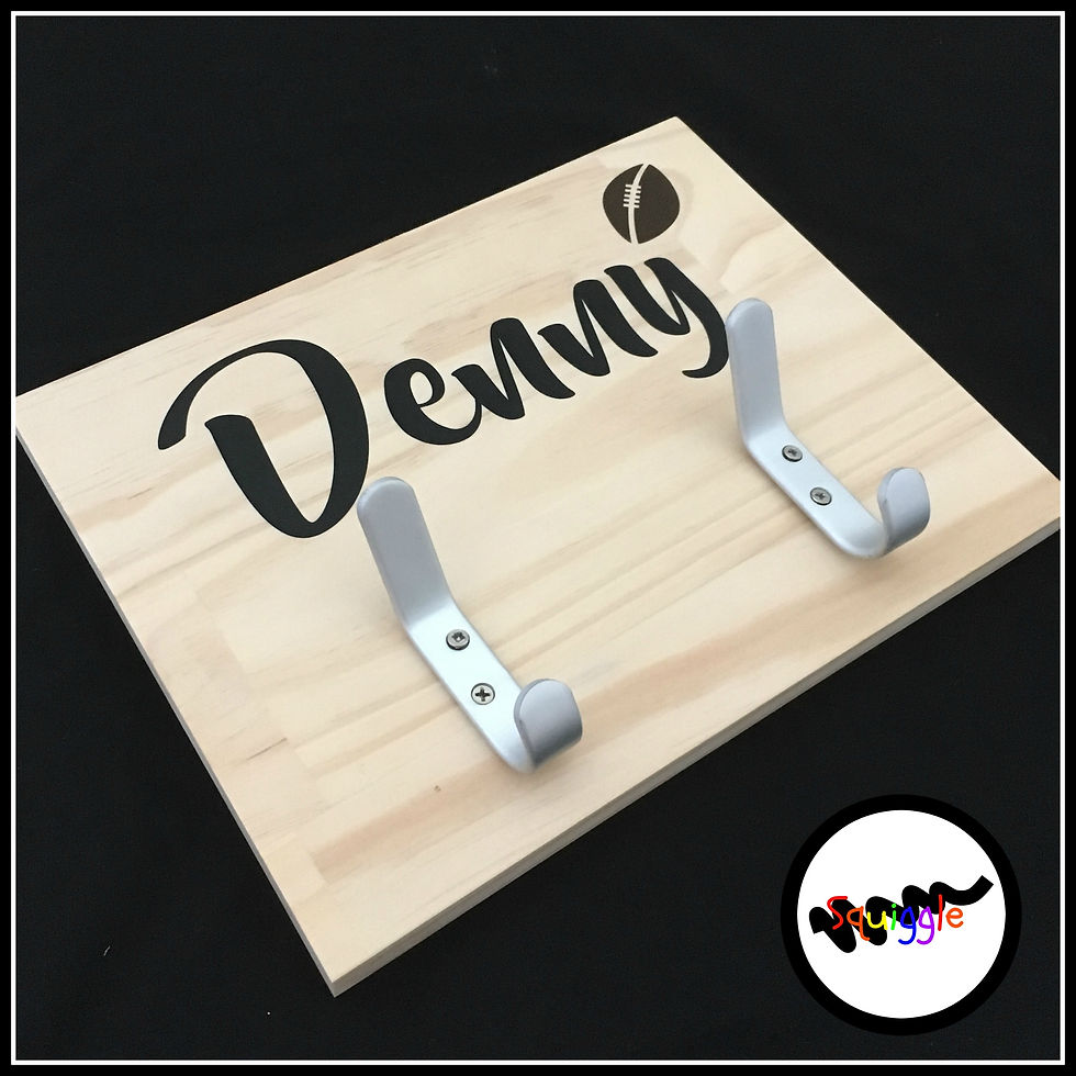 Thumbnail: Personalised coat/bag hooks