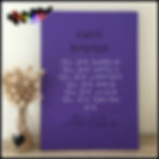 Always remember you are irreplaceable sign - purple