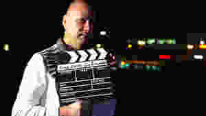 Frank Novelle mit clapper board