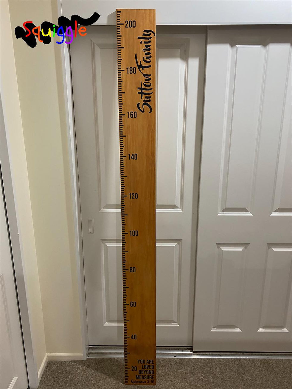 Height Ruler - Personalised | squiggle-art