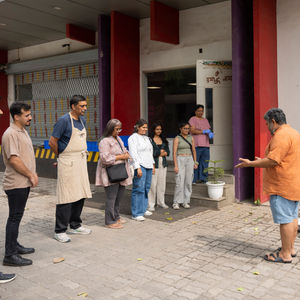 Sand Casting with Cement workshop for KNMA Saket, Delhi