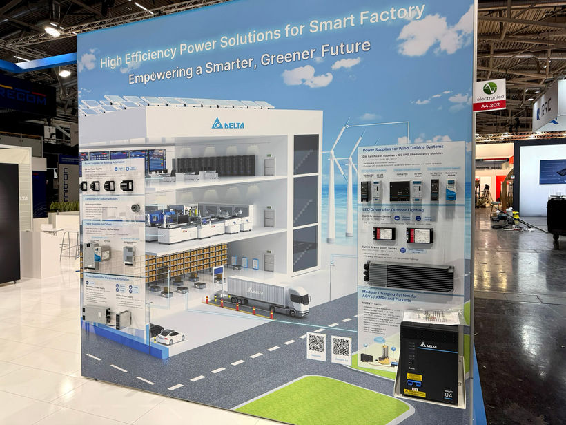 Messebau Delta Electronics Electronica