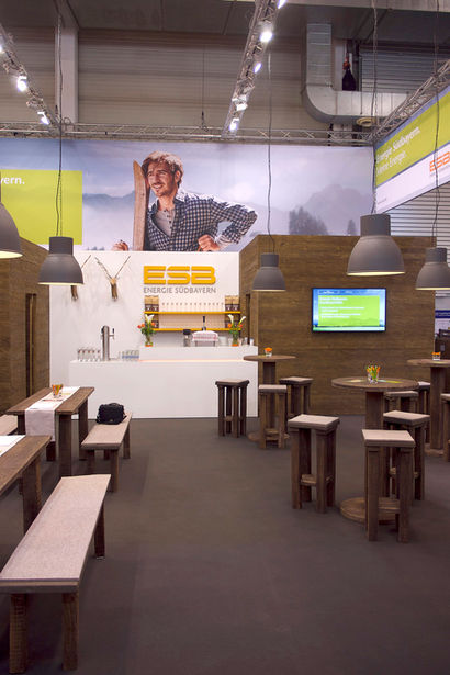 Projekt Messebau E-World Energie Südbayern